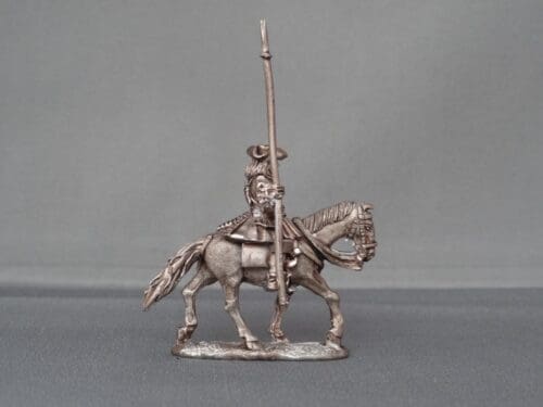 Mounted standard bearer Horse trotting