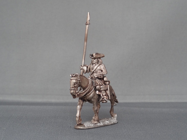 Mounted standard bearer Horse trotting
