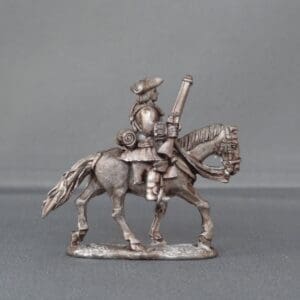 WSS Horse with carbine horse trotting