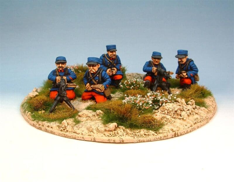 French Hotchkiss machine gun section