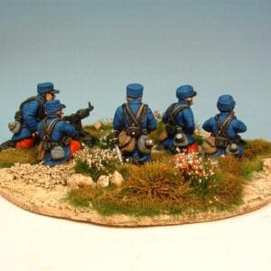 French Hotchkiss machine gun section