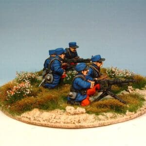 French Hotchkiss machine gun section
