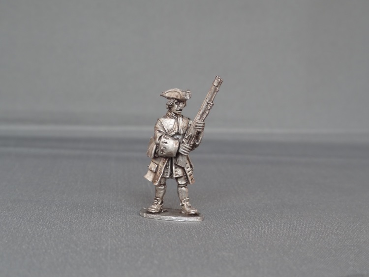 French Grenadier stood presenting no lace