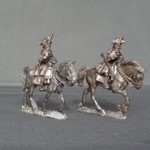 French/Spanish horse advancing with pistols