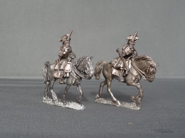 French/Spanish horse advancing with pistols