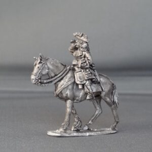 General Officer on walking horse shouting