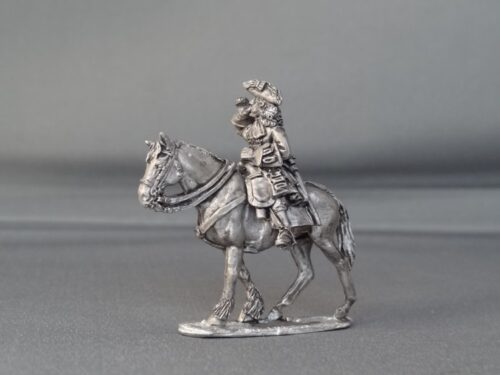 General Officer on walking horse shouting