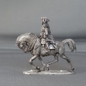General officer sword down horse trotting