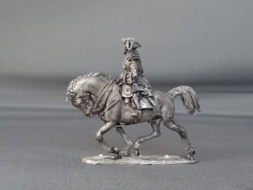 General officer sword down horse trotting