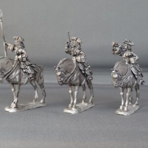 French/Spanish horse with pistols standing horses