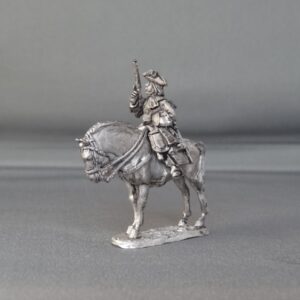 French/Spanish horse troopers with pistols standing horse