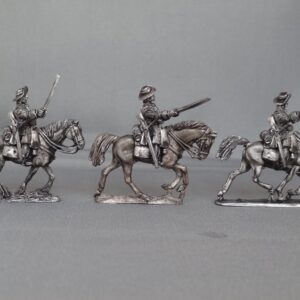 Cuirassiers in floppy hats charging