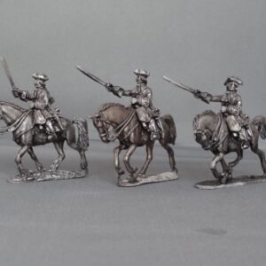Cuirassier command in Floppy hats charging