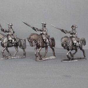 Regiment of WSS Cuirassiers in Tricorns charging