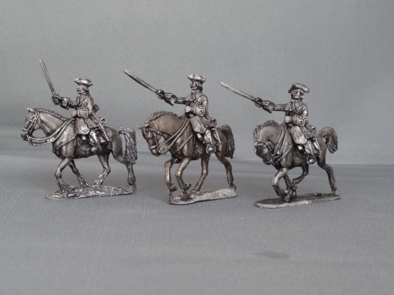 Regiment of WSS Cuirassiers in Tricorns charging