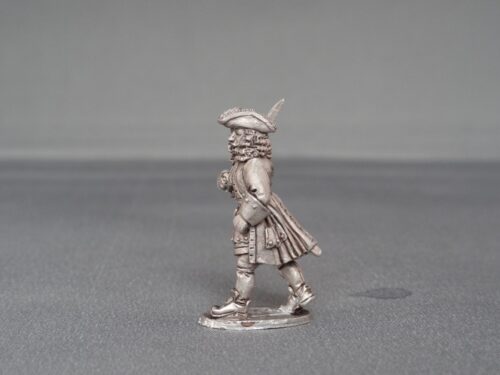 officer marching with sword