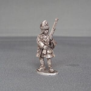 Grenadier of Spanish Tercio stood firing