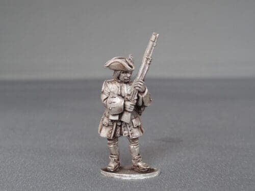 Spanish fuslier stood presenting