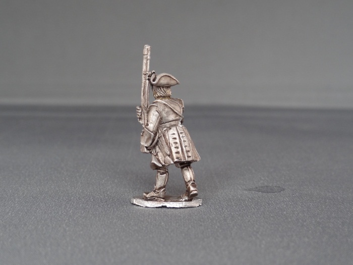 Spanish fusilier marching