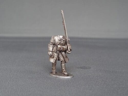 Spanish fusilier marching