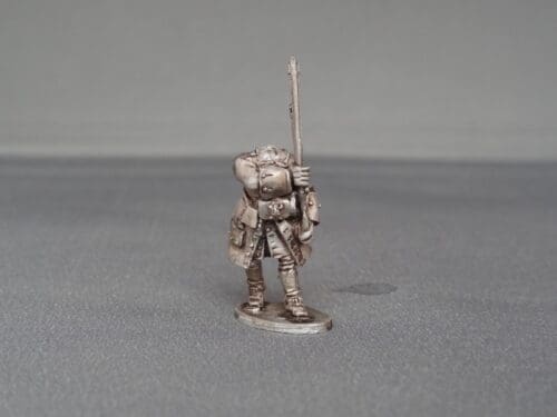 Spanish fusilier marching