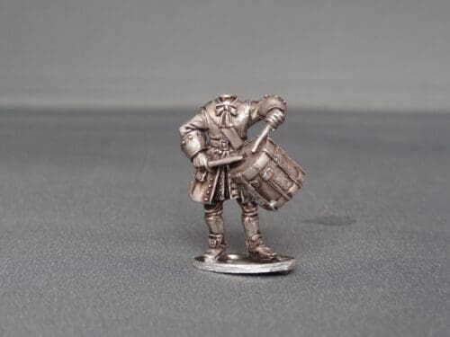 Drummer stood with loose head