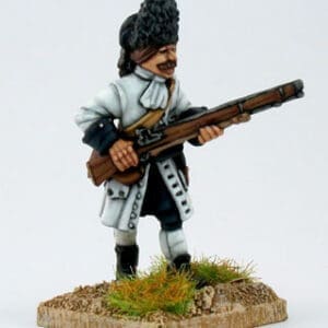 Grenadier in Bearskin advancing high porte wssg07