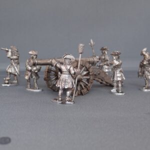 Positional gun and crew