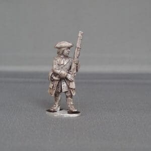 Musketeer kneeling with cockade