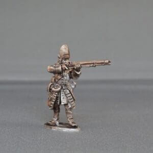 British Grenadier stood giving fire