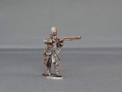 British Grenadier stood giving fire