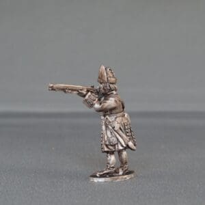 British Grenadier stood giving fire