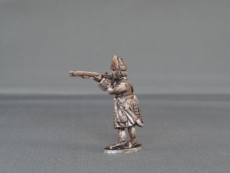 British Grenadier stood giving fire