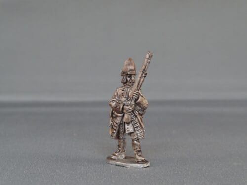 British Grenadier presenting arms