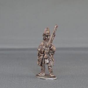 British regiment stood giving fire