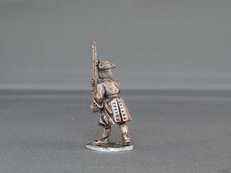 French musketeer marching