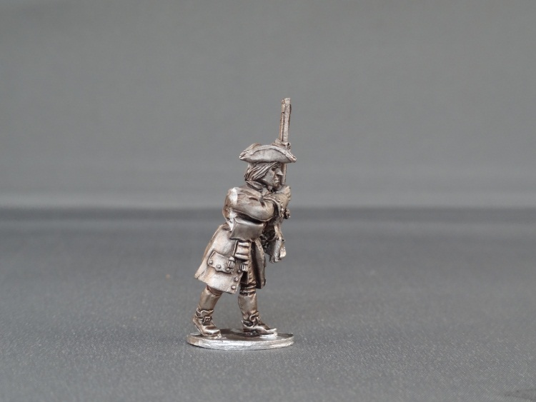 French musketeer marching