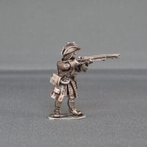 Musketeer with cockade stood firing