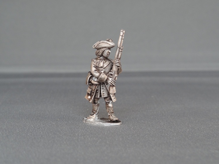 Musketeer presenting with cockade